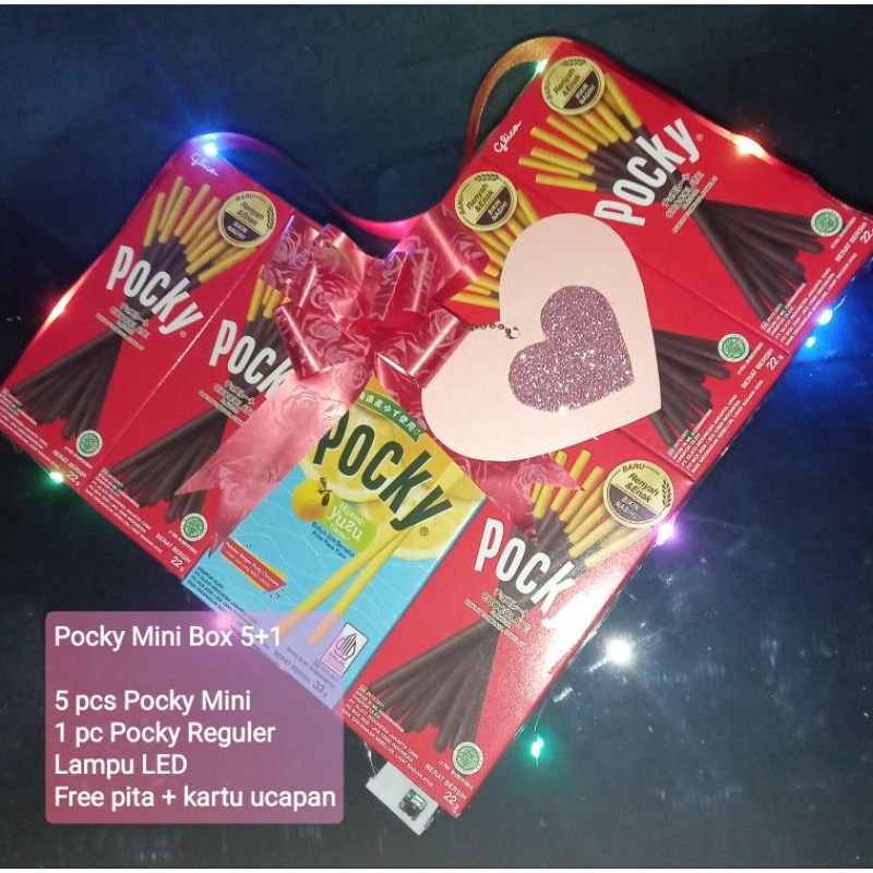 

Pocky Love MiniBox 5+1 (free packing aman) Pocky Mini+ Pocky Reguler