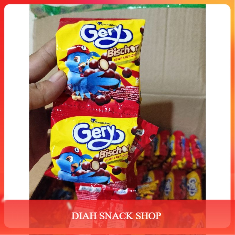 

DSS Gery Bischoc Biskuit Salut Cokelat 1 Renceng isi 10 pcs