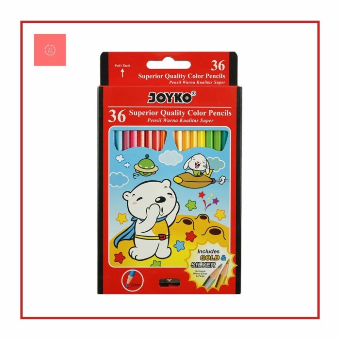 

[New] Pensil Warna Joyko 36 Warna