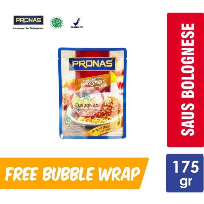 

Pronas Saus Spagheti Bolognese Sapi [175 gr + EXTRA 8%] - FasyAnita Mart Denpasar