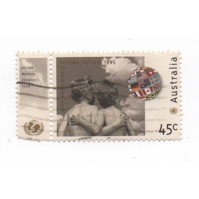 

Perangko Australia - The 50th Anniversary of the United Nations 1995