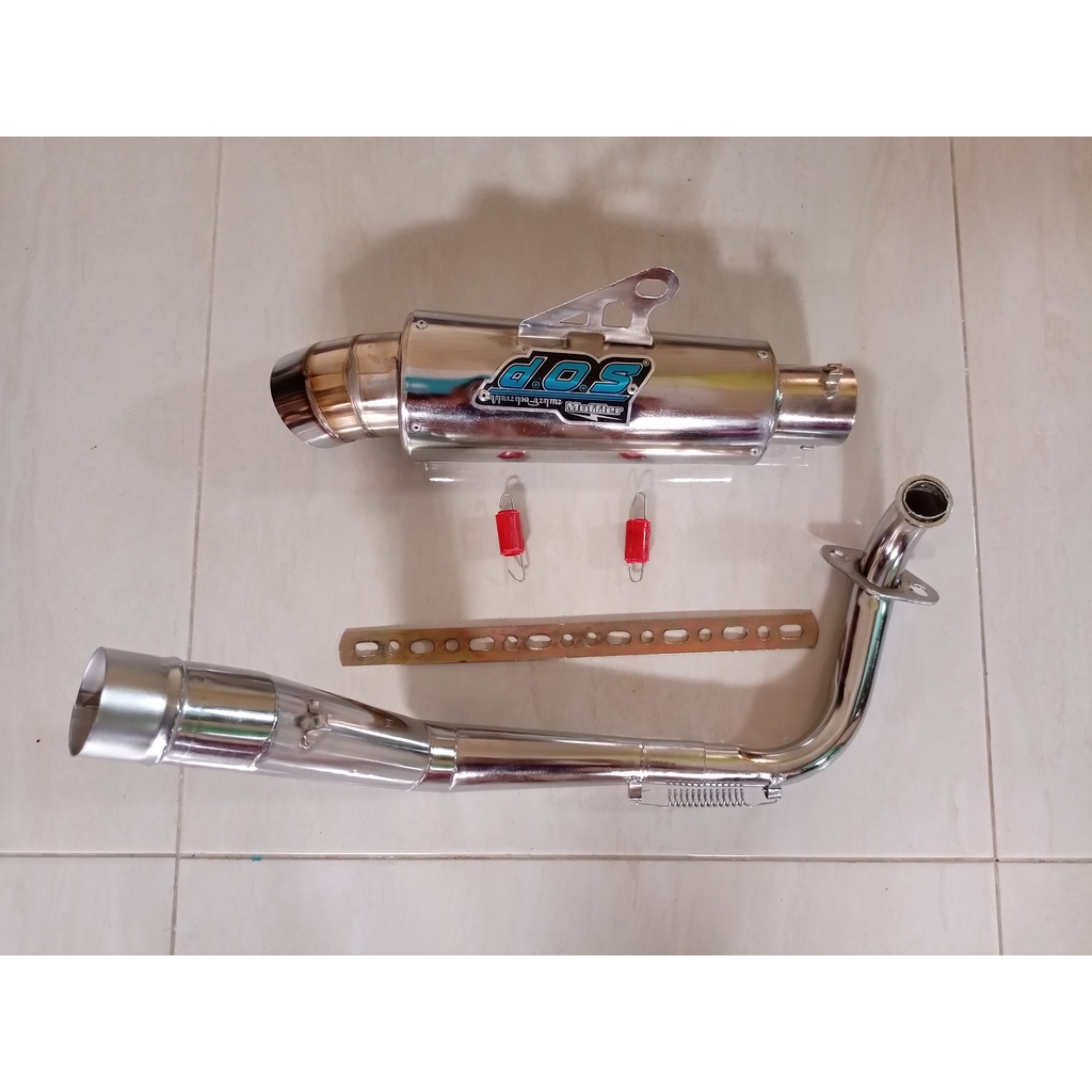 Knalpot Racing DOS Muffler Beat karbu beat street beat pop esp Scoopy Nex spacy Spin