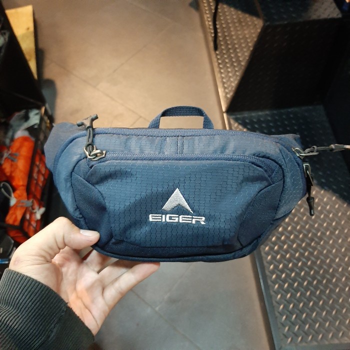 Tas Waistbag Eiger Cervus Dark Blue Original Murah