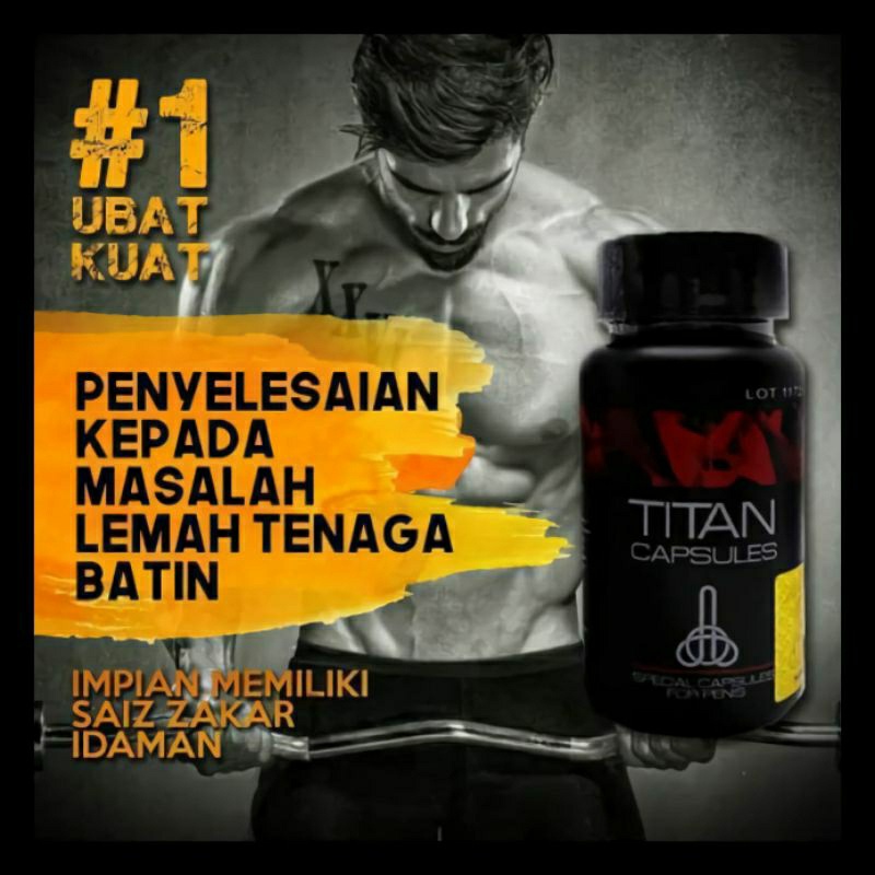 Titan Capsule Asli Original Obat Pria Perkasa