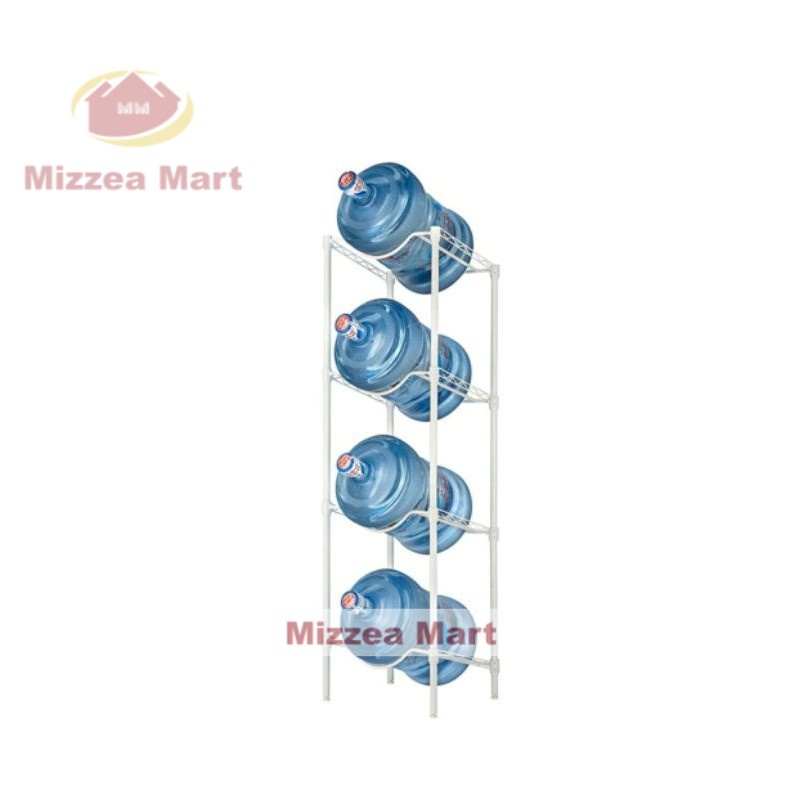 Mizzea Mart Krisbow rak galon 4 tingkat susun uk 40 x 34 x 132
