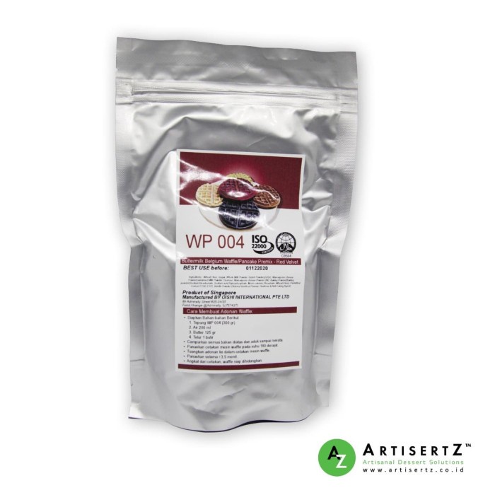

Promo Best Seller Tepung Premix Waffle/Pancake Red Velvet 300gr