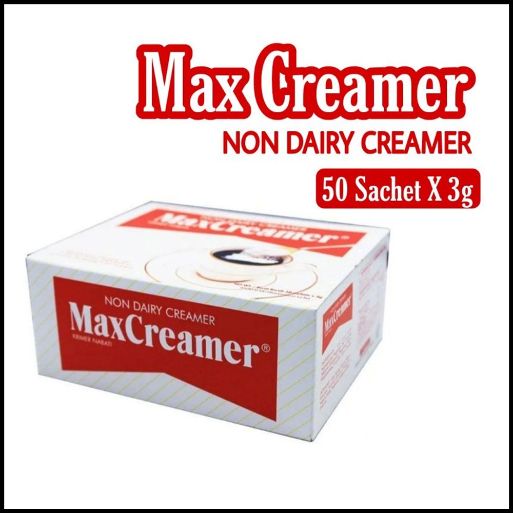 

MAX CREAMER (Non Dairy Creamer) krimer Nabati Sachet isi 50pcs (1 Box)