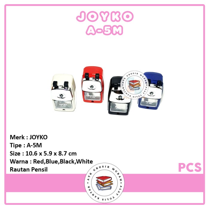 

[Best Seller] GROSIR!!! Rautan Pensil / Pencil Sharpener Joyko A-5M