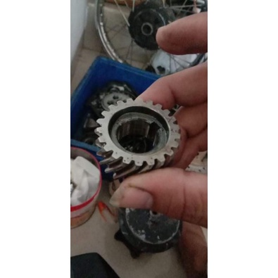 gigi gir gear depan primer ronsel rongsel rxz rzr ori