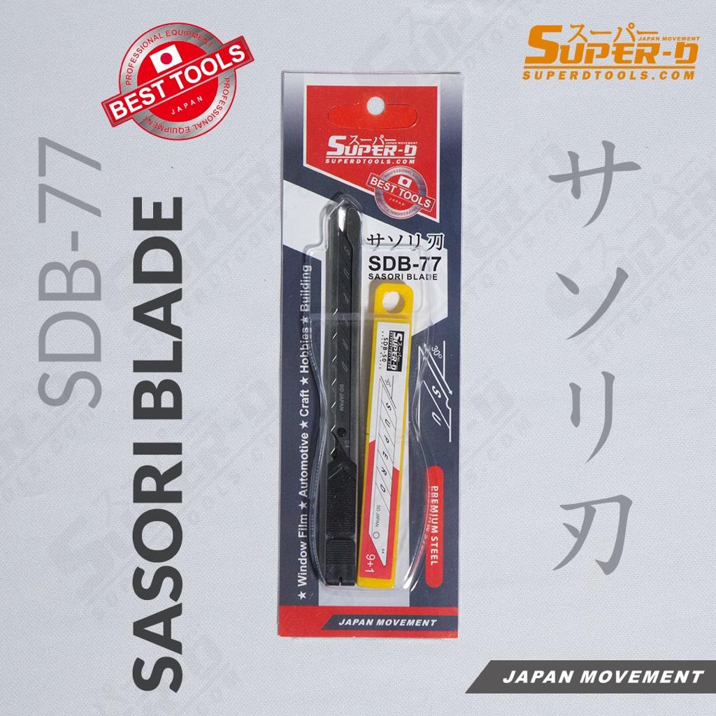 

Kater Paket Isi Mata Pisau SUPER-D TOOLS JAPAN SDB-77 Sasori Blade Kit Cutter Knife
