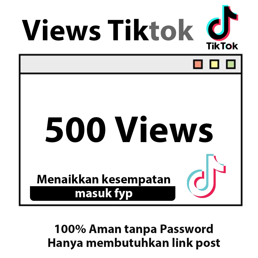 View Tiktok FYP MURAH PROMO Tonton (Views Likes Like Tiktok Viral) For you page vt