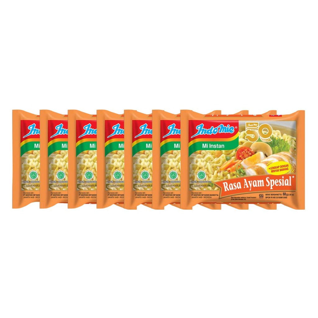 

Indomie Mie Instan Ayam Spesial 7 x 68 gr