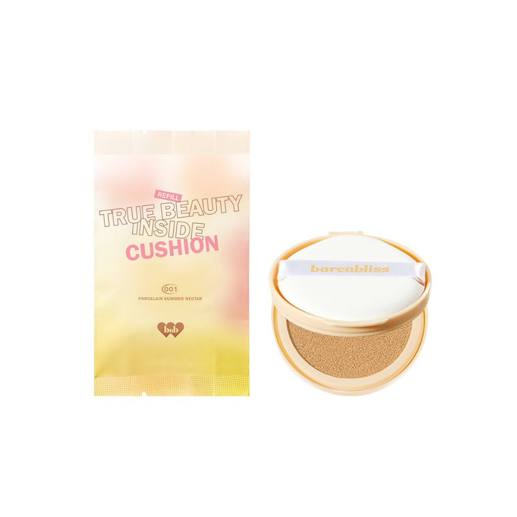 -BOS- BNB barenbliss Korean Bloomatte True Beauty Inside Cushion + Refill