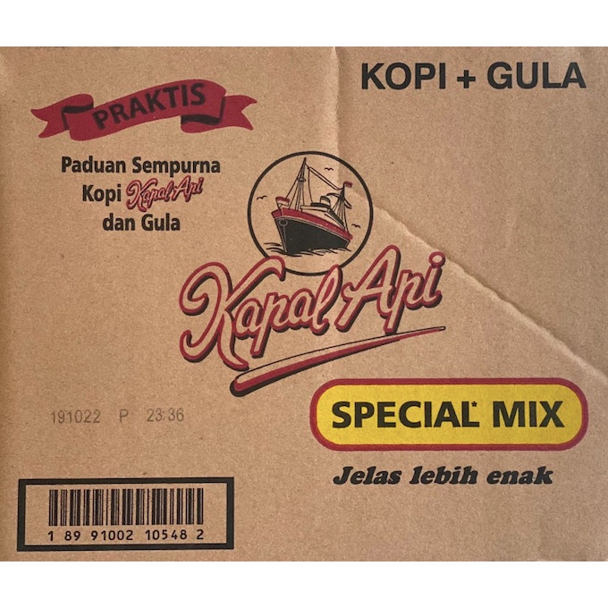 

Kopi Kapal Api Spesial Mix 1 Dus Isi 12 Renteng