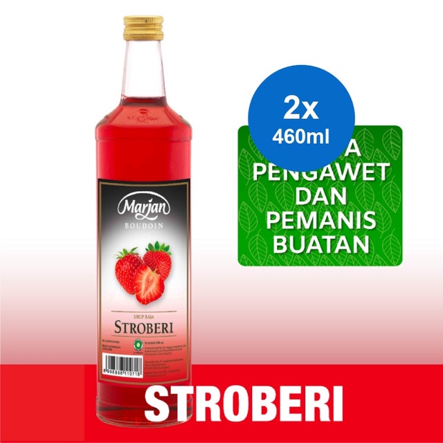 

Marjan Boudoin Syrup Strawberry 460ml x 2