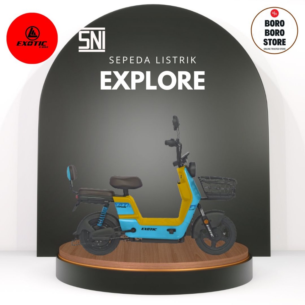 SEPEDA LISTRIK EXOTIC EXPLORE GARANSI RESMI BY EXOTIC explore sepeda listrik