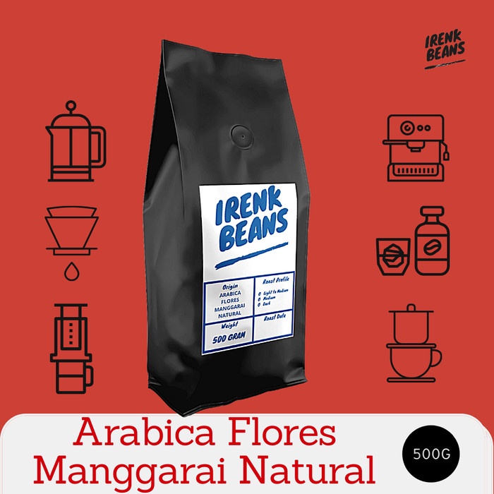 

Kopi Arabica Flores Manggarai Natural 500g Biji Bubuk - BIJI KOPI