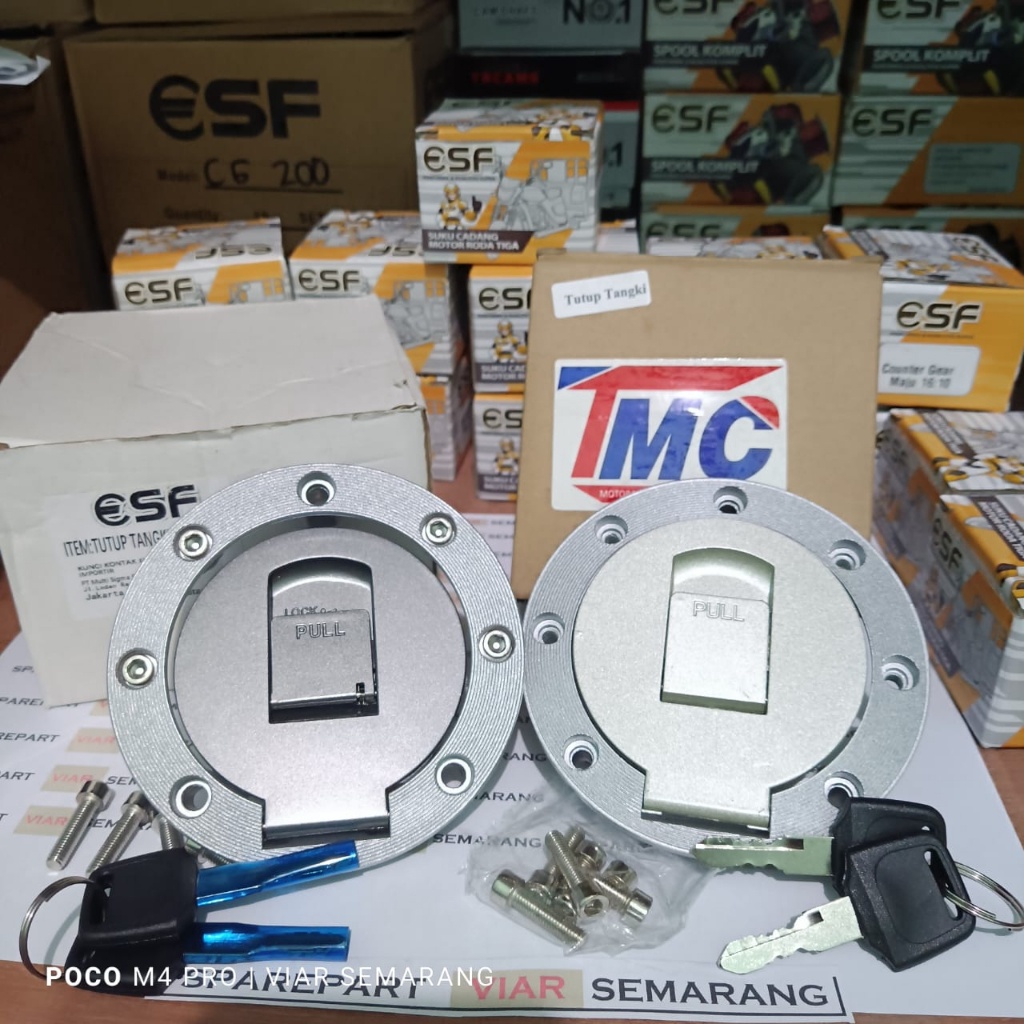 Tutup tangki viar roda 3 150cc 200 300cc tutup tangki roda 3 viar - Sparepart Viar online-