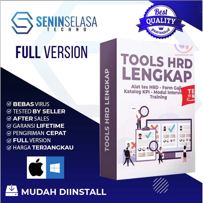 TOOLS HRD - KPI + SOP HRD + Form Tabel Gaji + Modul Interview