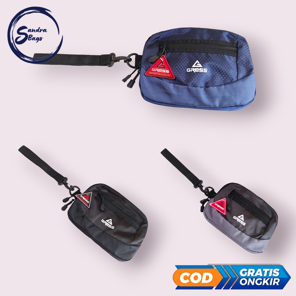 SB Clutch Hand Bag Handbag Tas Tangan Multifungsi Tas Slempang Branded Original Pria Wanita