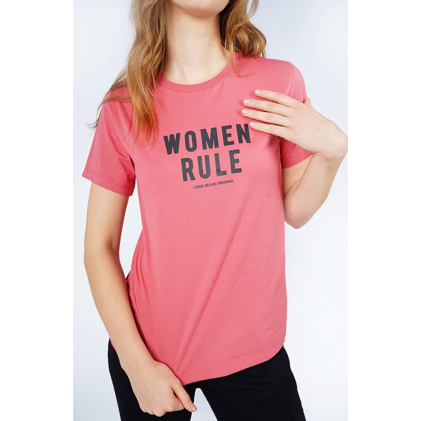 Logo Jeans - Kaos Wanita Caera 12810L4PK