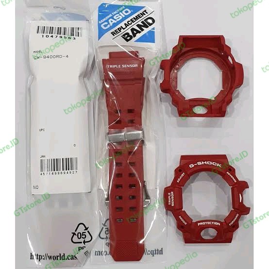 custemstore32_id Promo COD BnB Bezel n Band G-shock GW-9400 GW-9400RD Case Strap GW9400 Original