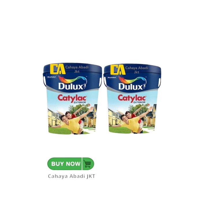CAT DULUX CATYLAC EKSTERIOR PUTIH 5KG (GOJEK)
