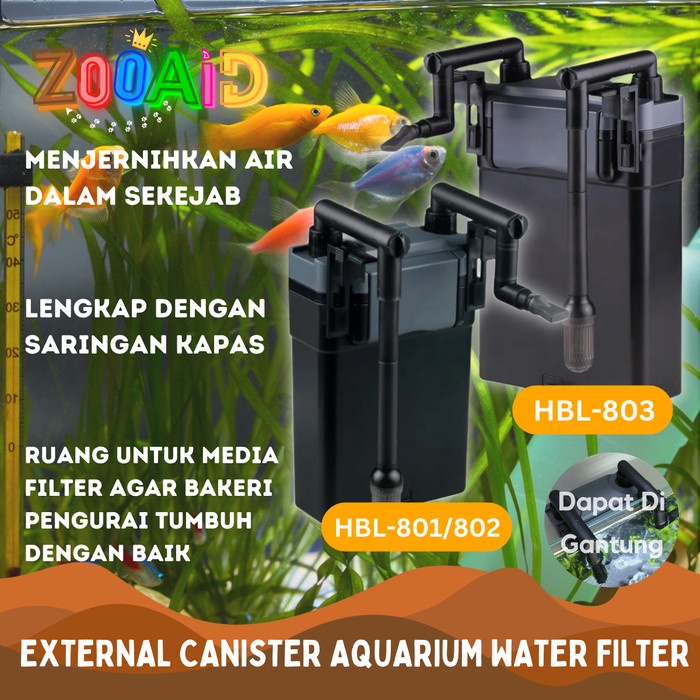 EXTERNAL CANISTER HANG ON HANGING FILTER AIR GANTUNG AQUARIUM AKUARIUM