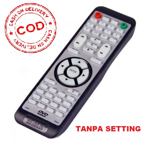 [COD- DIJAMIN TANPA SETTING]- Original GMC Remote Remot Remots Control DVD VCD BMS Gmc Player Asli /
