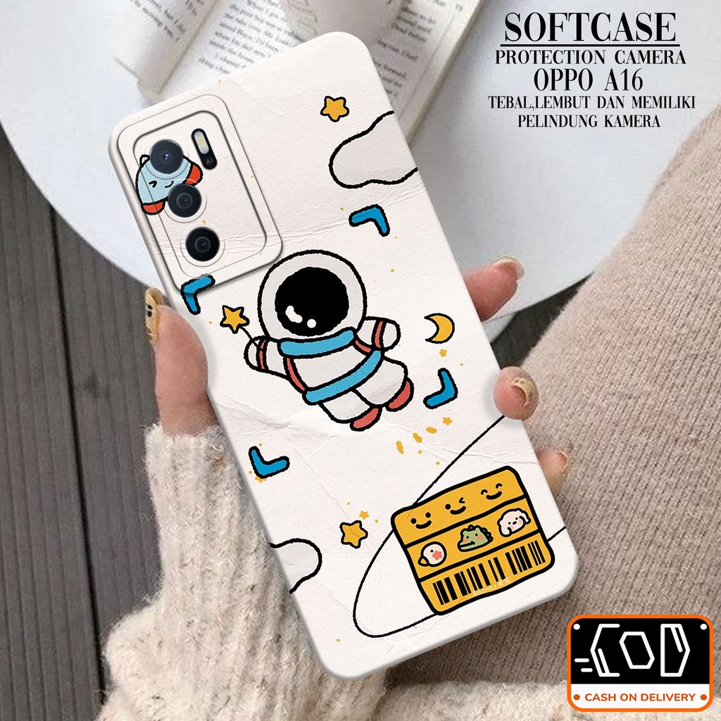 Softcase Silikon Hp Oppo A16 Terbaru - Trans Case Casing Hp Oppo A16 Terbaru