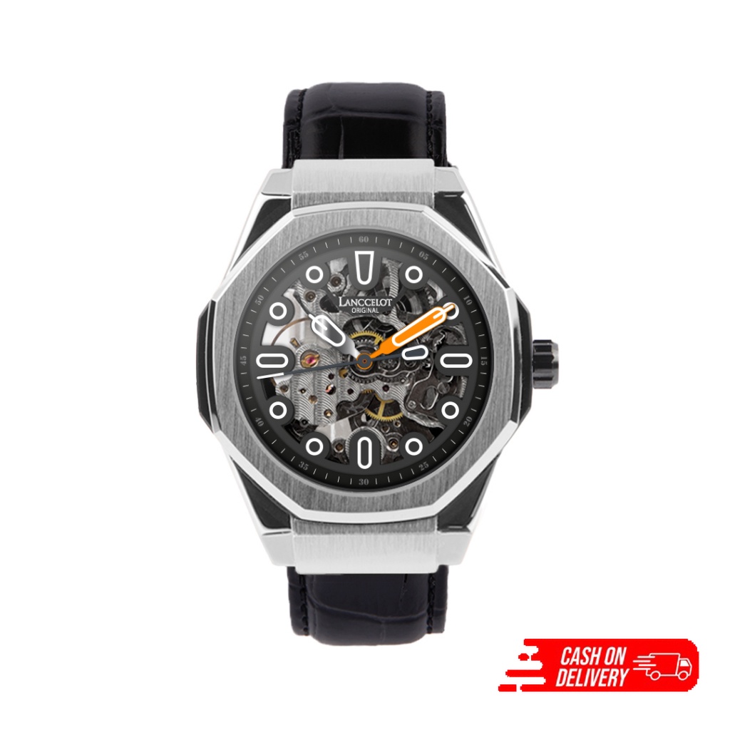 （COD） Jam Tangan Lanccelot Time Explorer Leather of Orbit Pria