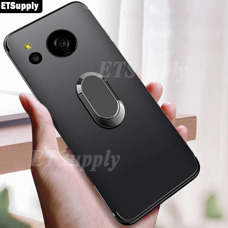 Phone Case Sharp Aquos R9 R10 Pro Sense 8 9 10 6 6S Back Cover With Holder Stand Finger Softcase Rin