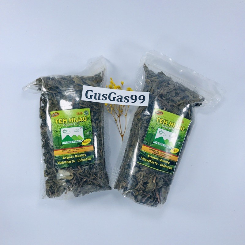 

(80gr) Teh Hijau Green Tea Pouch Pasir Walik