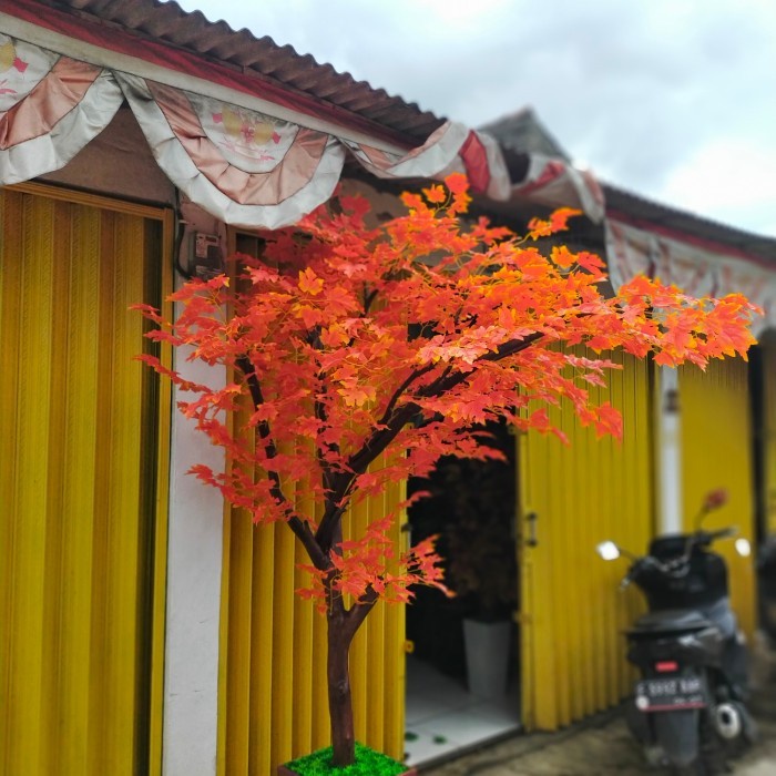 POHON MAPLE OREN/POHON 2M/POHON PLASTIK/ARTIFICIAL/TANAMAN HIAS