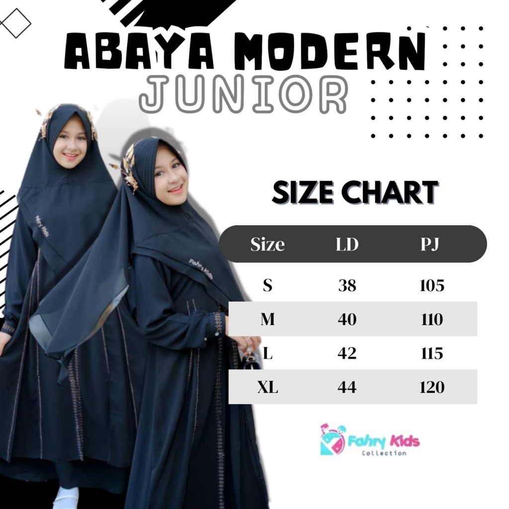 Gamis Abaya Modern Fahry Kids