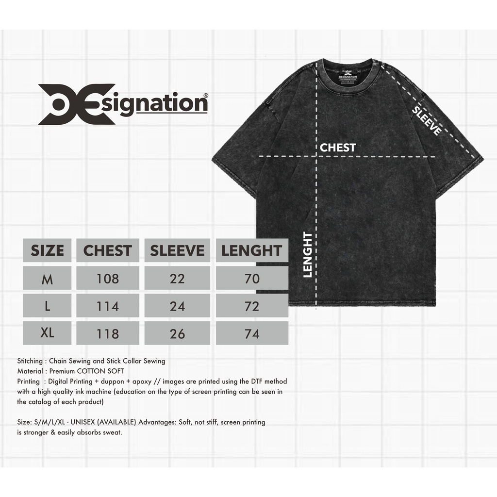 Designation - Kaos LOONEY TUNES Stone Wash Oversize / Tshirt Warner Bros CARTOON FILM Distro Ori Mur