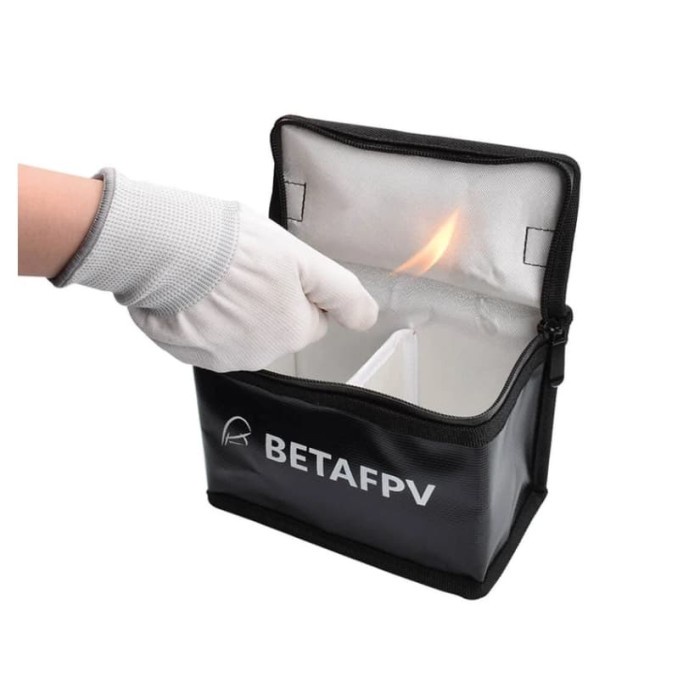 Lipo safe bag betafpv lipo battery safety bag