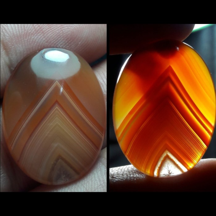 Natural Batu Akik Motif Gambar Junjung Drajat Pangkat Wibawa Antik 1