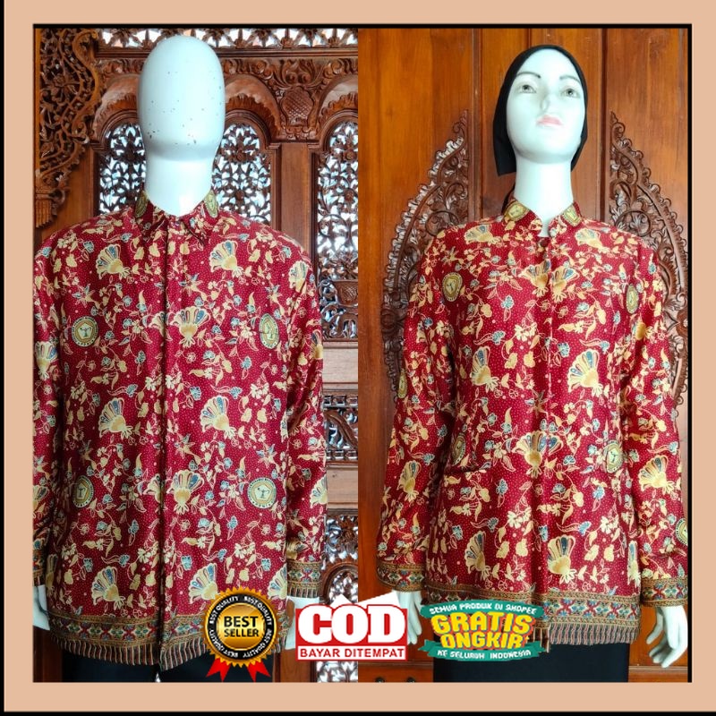 Seragam batik PPNI pria/wanita 100% original (PERSATUAN PERAWAT NASIONAL INDONESIA) terbaru full fur