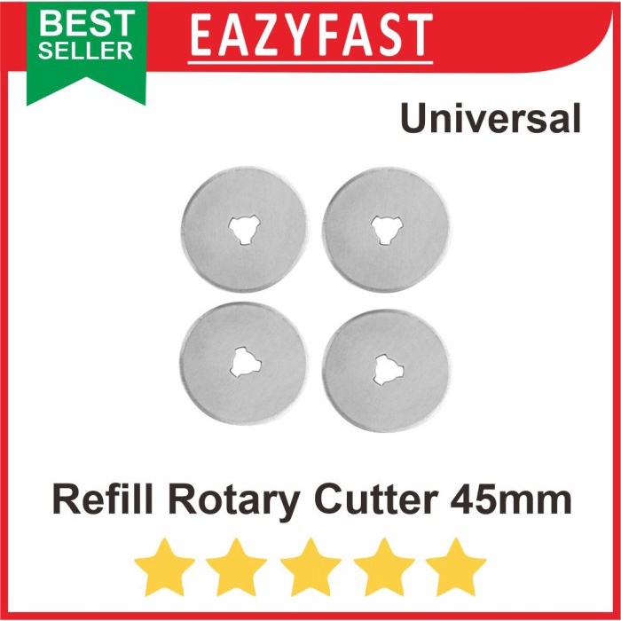 

Refill Isi Mata Rotary Cutter 45mm Besar Kulit Vinyl Roda Putar