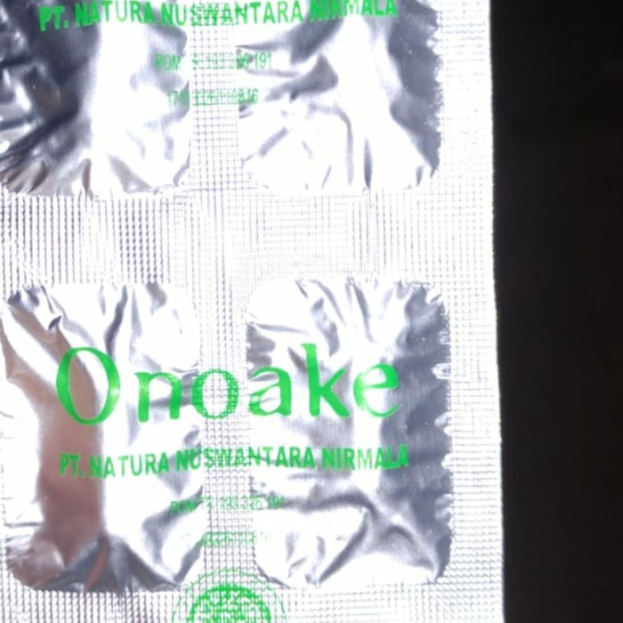 onoake hrg/strip isi 6 kapsul
