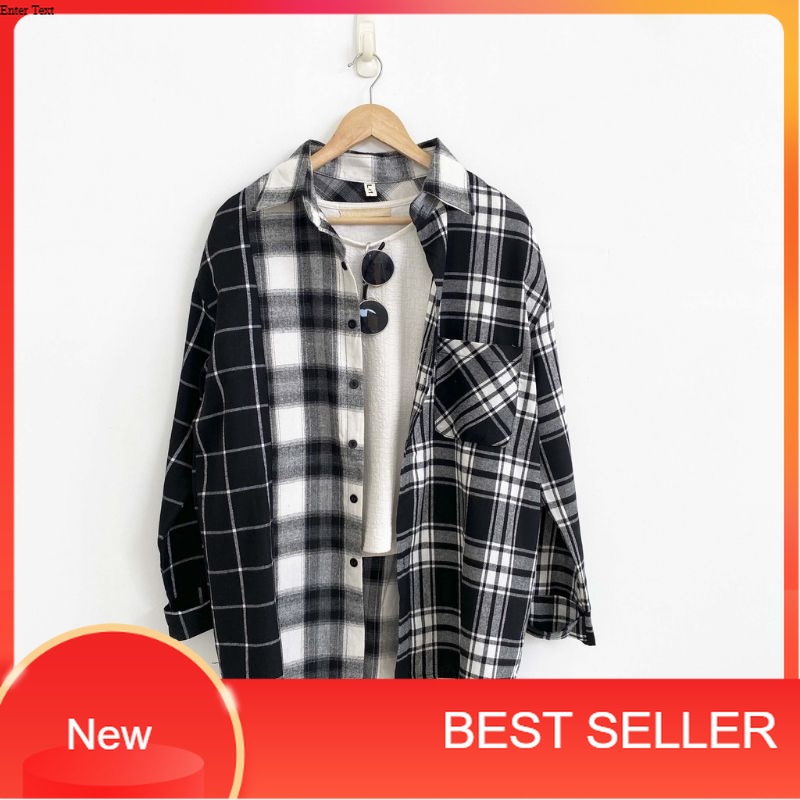 Jea Zeolaa Flanel Shirt | Kemeja Flanel oversized | kemeja unisex shirt cewek cowo/distro abu misty 