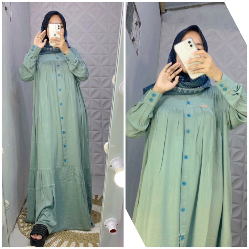 gamis salvina ys kancing