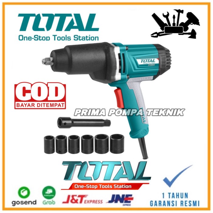 TOTAL TOTAL MESIN PEMBUKA BAUT / IMPACT WRENCH TIW-10101 INPEK LISTRIK