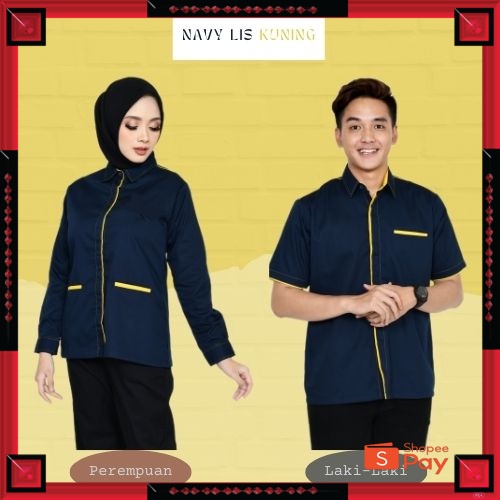 12.12 SERAGAM SALE / Baju Seragam Pria dan Wanita/Kemeja Lengan Pendek Pria/Seragam Lengan Panjang W