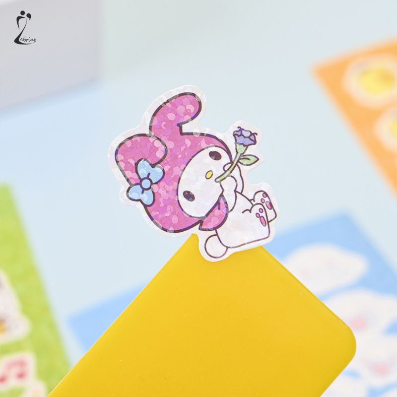 

Stiker Melody Kuromi Lucu， Stiker Dekoratif ，Casing Ponsel Kartun Sanrio Z