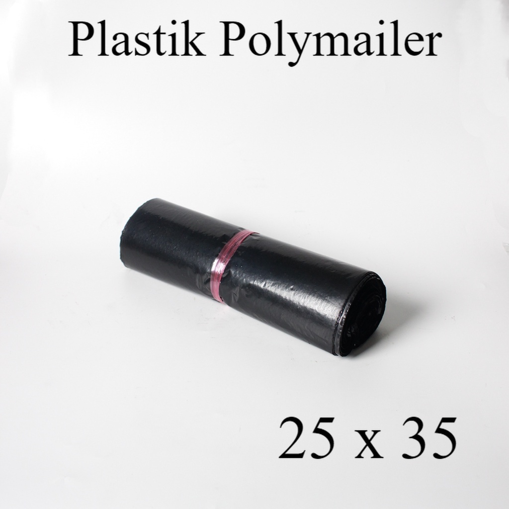 

Plastik Polymailer Hitam Glossy 25 x 35 cm / Plastik Polimer / packaging Kantong Amplop isi 100 pcs - Master Pack Indonesia