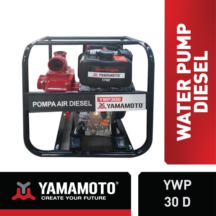 Pompa Air Serba Guna YAMAMOTO Water pump Water pump Diesel 3 Inch YWP 30D