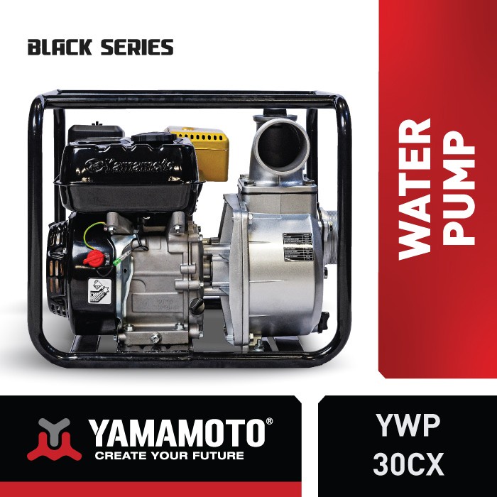 Pompa Air YAMAMOTO Gasoline Water Pump Black Series YWP 30CX