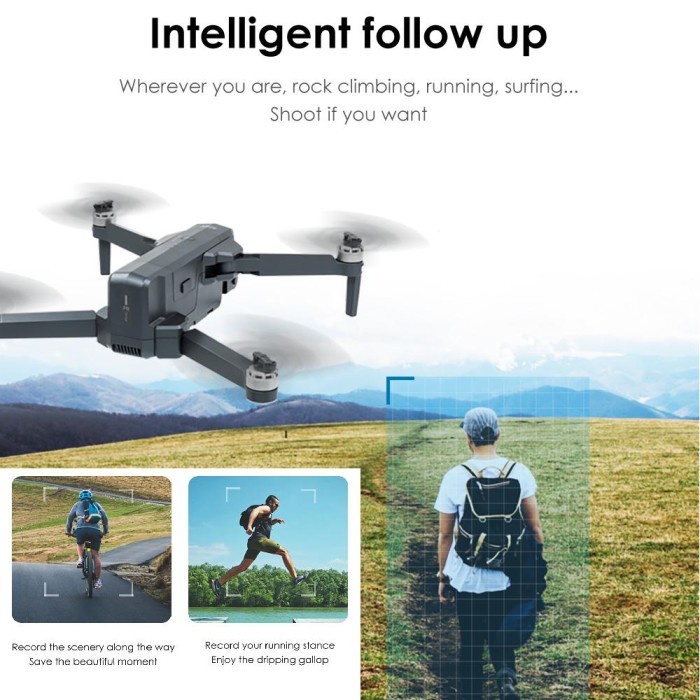 SJRC F11S 4K PRO 3KM Version Camera 2Axis AntiShake Self-Stabilized - SJRC F11, 1-Battery